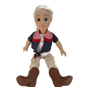 Madame Alexander 18" Cowboy Cowgirl Doll Western Horse Riding Farm Line Dance